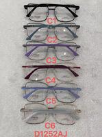 Metal frames for glasses with flex hinges Defile D1252AJ