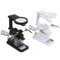 Лупа настольная мультифункциональная с подсветкой 7026-XX, увеличение: 3X, 4.5X, 25X