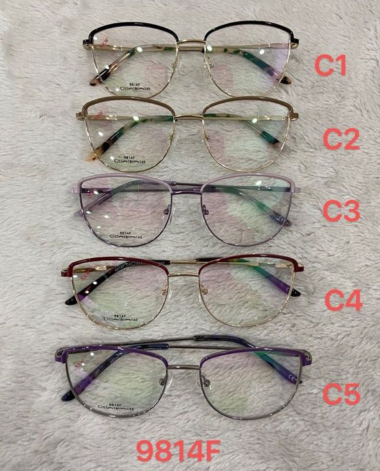 Оправа для очков металлическая с флексом 9814F