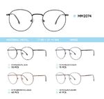 Metal men's frame for glasses MM2074