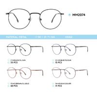 Metal men's frame for glasses MM2074