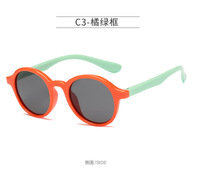 Polarized silicone sunglasses with UV400 protection for kids T11015
