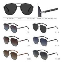 Polarized metal sunglasses for men Romonis PS2114-R