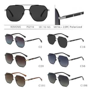 Polarized metal sunglasses for men Romonis PS2114-R