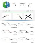 Metal rimless frame CH5600-DA