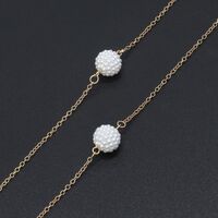 Metal non-slip chain, with pearls, for glasses and masks GL505