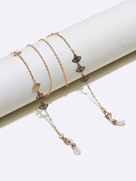 Glasses chain with hollow fans GL1356