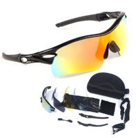 Safety shockproof sports goggles+5 caps 骑行套装-002眼镜
