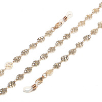 Fashion glasses chain with hollow roses GL1339