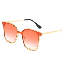 Metal rimless sunglasses with UV400 protection 2968-GT