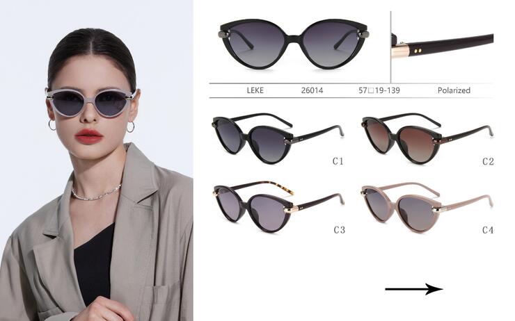 Polarized plastic sunglasses Leke LK26014