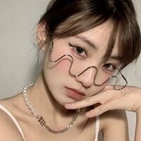 Metal glasses with blue light protection for women 2056-PN