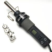 Dryer (thermofen) with adjustable temperature + 4 nozzles 8018LCD