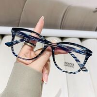 Plastic glasses with blue light protection for women 28013-PN