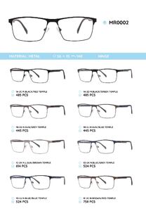 Металлическая оправа с дужками из материала TR-90 MR0002