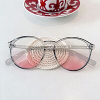 Plastic TR90 glasses with Blue ray cut protection TR2069腮红-1