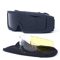 Safety shockproof tactical goggles +2 caps 战术-阅兵套装