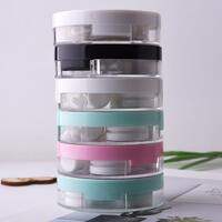 Набор для контактных линз складной с зеркалом и пинцетом DIY619