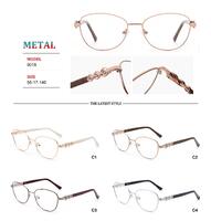 Metal frames for glasses with spring hinges Big City RD9018