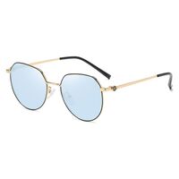 Очки металлические фотохромные с защитой от синего света 9653-2-GT