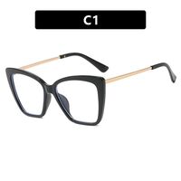 Metal glasses with blue light protection for women 2036-PN