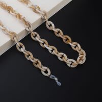 Акриловая нескользящая цепочка, 13 цветов, для очков и масок GB038