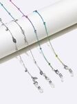 Metal non-slip chain, with colorful leaves, for glasses and masks GM147