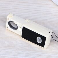 Folding magnifier with universal backlight 9881A-XX, dimensions: ⌀25 mm. Magnification: 45Х