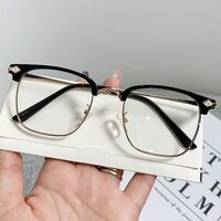 Очки гибридные, металл + TR90, с защитой от синего света Blue Block FENQI F2173