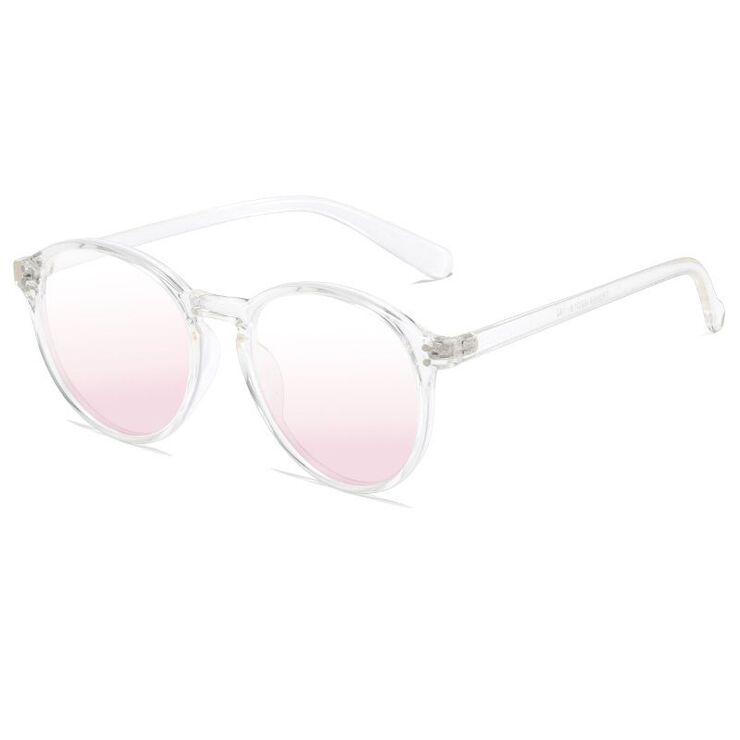 Очки пластиковые TR90 с защитой Blue ray cut, с футляром TR2069腮红-2