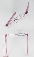 Folding rotating metal eyeglasses for reading, diopters from +1.00 to +4.00, PD62-64