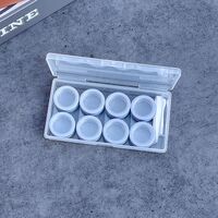 Mini soft contact lens kit with 4 containers J1-6多副磨砂套装