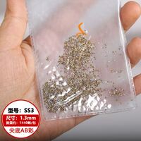 Set of rhinestones with a pointed bottom for frames and glasses repairing and decorating JD0007-AB