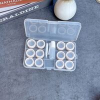 Mini soft contact lens kit with 6 containers J1-6多副磨砂套装