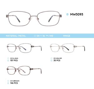 Metal women's frame for glasses MW3093