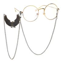 Металлическая нескользящая цепочка бронзового цвета, c орлом, для очков и масок GL142