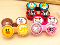 Mini set with contact lens cases ZZ666, 6pcs