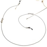 Bronze-colored metal non-slip chain, with infinity sign, for glasses and masks GL131