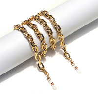 Retro fashion acrylic black glasses chain GB136(1)