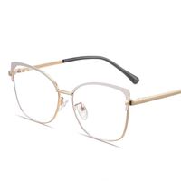Metal glasses with blue light and UV protection 9707-3-GT