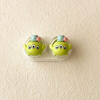 Mini soft contact lens kit retractable W-CT29头戴粉花