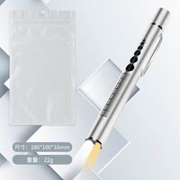 Rechargeable medical diagnostic keychain flashlight with white and yellow light ZK1958