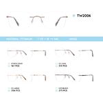 Оправа металлическая титановая TW2006