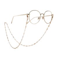 Металлическая нескользящая цепочка золотого цвета, с крестами, для очков и масок GA086