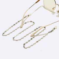 Silver metal non-slip star chain, for glasses and masks GL1641-2