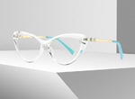 Plastic frames for glasses TR90+CA material (flex hinges) FOCUS FCS2073