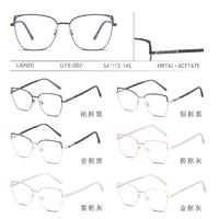 Оправа для очков металл + ацетат с флексом Landi LD-G19-002