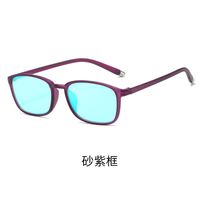 Blue Block TR90 glasses with blue light protection for colorblind people, with case KY8011-5色盲眼镜
