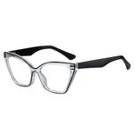 TR90 plastic frame or glasses with blue light protection, with spring hinges FA87313