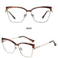 Combined frame (metal + TR90) or glasses with blue light protection, with spring hinges FA87267
